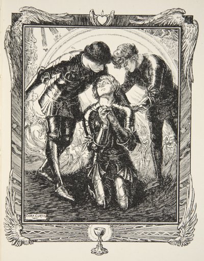 Toen gingen ze naar Sir Galahad, illustratie uit 