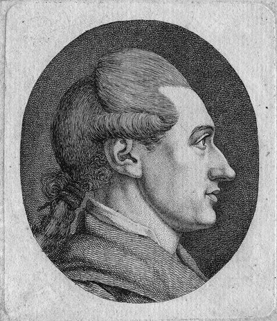 Portret van de auteur Johann Wolfgang von Goethe 1749-1832 door Dora Stock