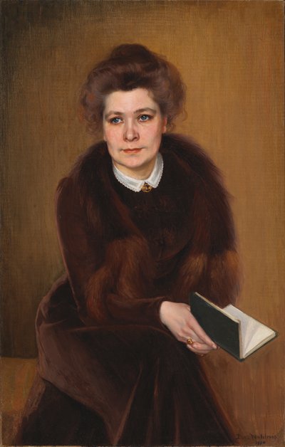 Irma (Portret van de zus van de kunstenaar) door Dora Wahlroos