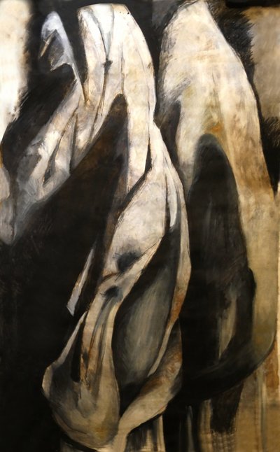 Abstracte gedrapeerde vormen door Doris Schmitz