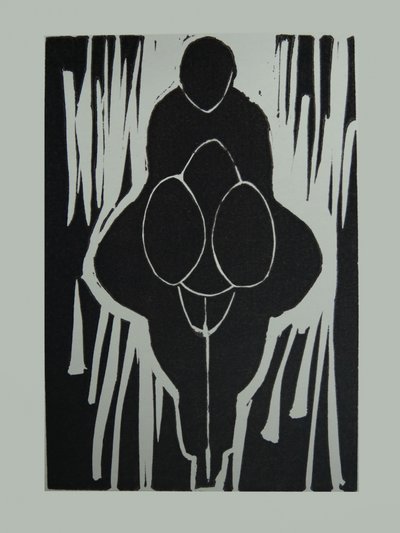Gedurfde abstracte figuur door Doris Schmitz