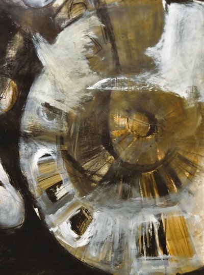 Dynamische spiraal met textuur door Doris Schmitz