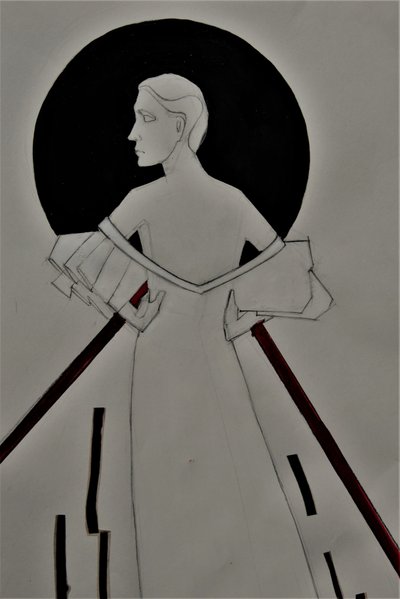 Elegant modesilhouet door Doris Schmitz