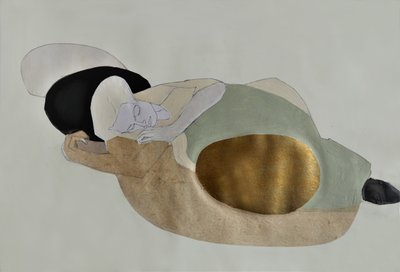 Serene Golden Repose door Doris Schmitz