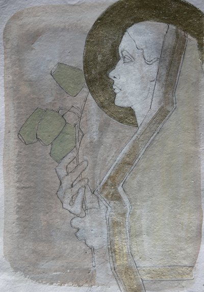 Serene Profile Gold Halo door Doris Schmitz
