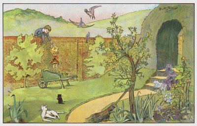 Over de tuinmuur door Dorothy Furniss