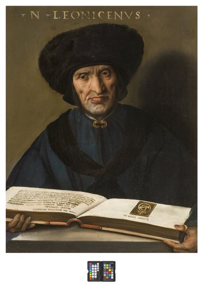 Niccolò Leoniceno door Dosso Dossi