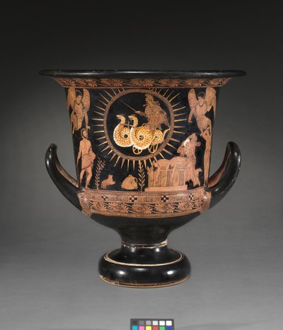 Detail van een roodfiguren lekythos door Douris