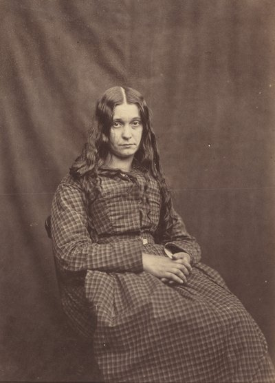 Vrouw, Surrey County Asylum door Dr. Hugh Welch Diamond