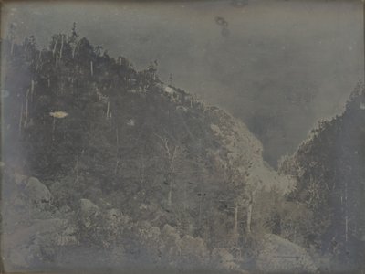 Uitzicht binnen Crawford Notch, New Hampshire door Dr. Samuel A. Bemis