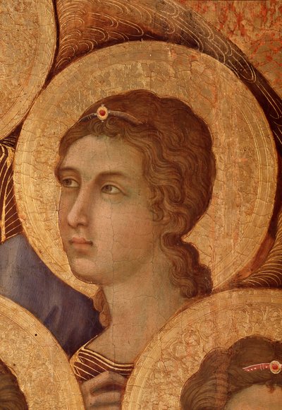 La Maestà (detail) door Duccio di Buoninsegna
