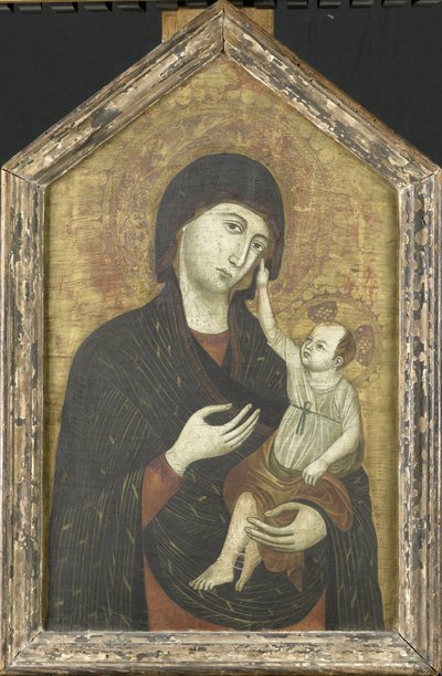 Maria met Kind door Duccio di Buoninsigna (copy after)