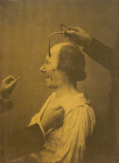 De aandacht getrokken door een object dat wellustige ideeën en verlangens oproept, 1854-1856 door Duchenne de Boulogne