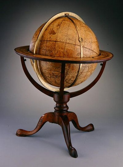 Hemelglobe, Londen door Dudley Adams