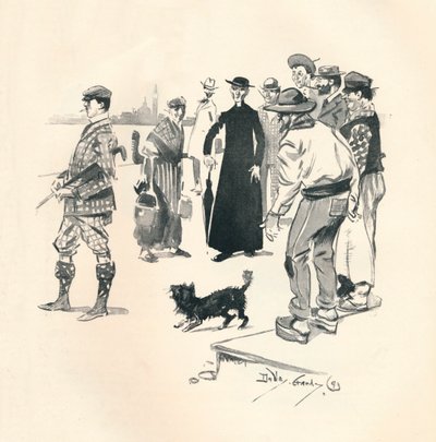 Knickerbockers in Venetië door Dudley Hardy