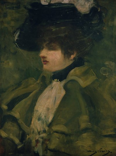 Portret van Sarah Bernhardt door Dudley Hardy