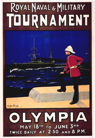 Koninklijk marine- en militaire toernooi, 1911 door Dudley Hardy