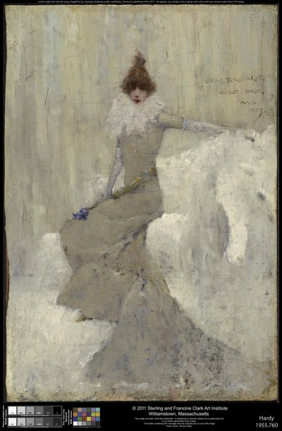Sarah Bernhardt door Dudley Hardy