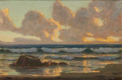 Golven Breken, Zonsondergang door Duncan McGregor Whyte