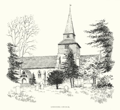 Godstone Kerk door Duncan Moul
