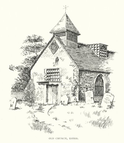Oude kerk, Esher door Duncan Moul