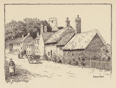 Sussex: Bramber Village door Duncan Moul