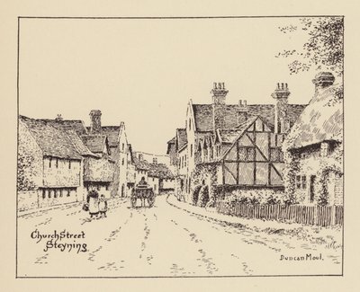Sussex: Church Street, Steyning door Duncan Moul