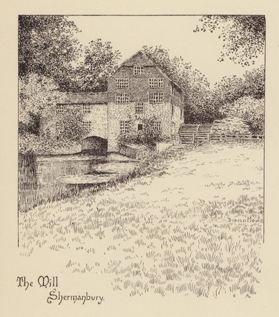 Sussex: De molen, Shermanbury door Duncan Moul