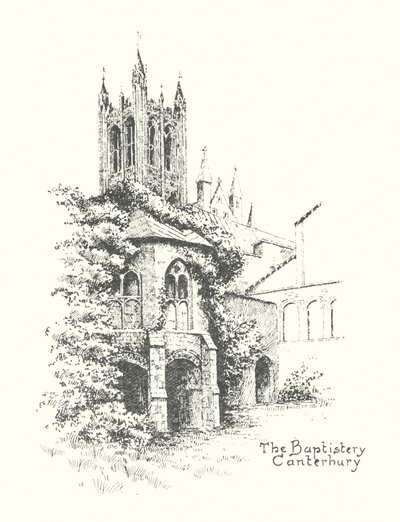 Het doopvont, Canterbury door Duncan Moul