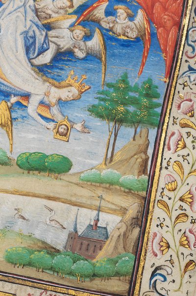 Pagina uit "La Belle Dame Sans Merci" door Alain Chartier, Parijs, begin 15e eeuw door Dunois Master