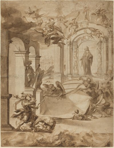 Allegorie ter Ere van een Heer door Dutch 17th Century