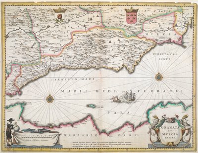 Een 17e-eeuwse kaart van de regio