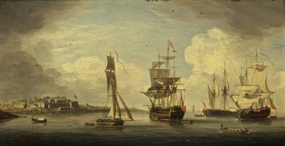 Een Zeehaven door Dutch School