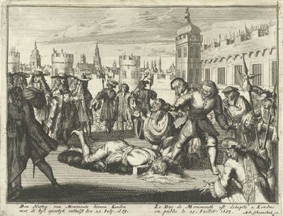 Executie van de Hertog van Monmouth, 15 juli 1685 door Dutch School