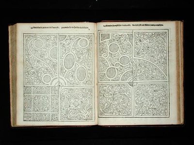 Franse stijl parterres, uit 