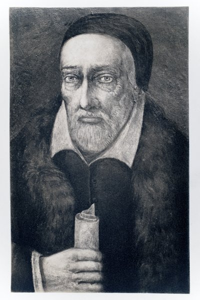 George Buchanan (1506-1582) uit James I en VI, gedrukt door Manzi Joyant & Co. Parijs, 1904 door Dutch School