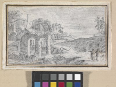 Italiaans Landschap Met Ruïnes door Dutch School