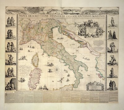 Italië, Klencke Atlas door Dutch School
