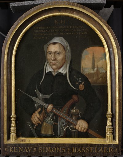 Plankenau Simonsdr Hasselaer, c.1590-1609 door Dutch School