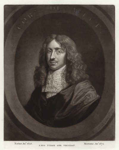 Portret van Cornelis de Witt door Dutch School