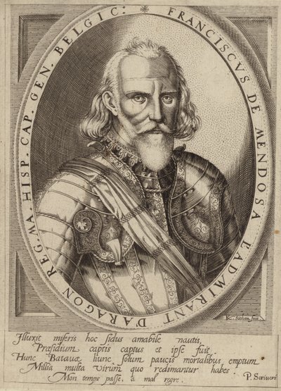 Portret van Franciscus de Mendosa door Dutch School