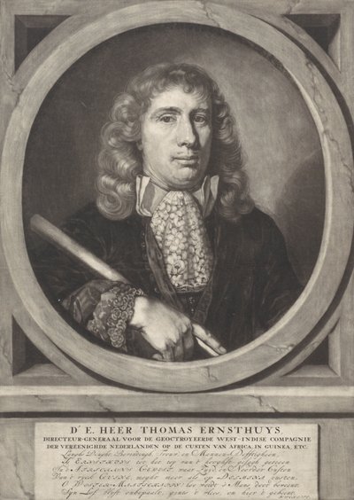 Portret van Thomas Ernsthuys door Dutch School