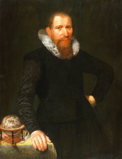 Portret van een heer, begin 17e eeuw door Dutch School