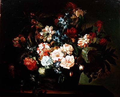 Stilleven van bloemen door Dutch School