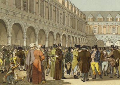 De Grote Beurs van Amsterdam, 19e eeuw door Dutch School
