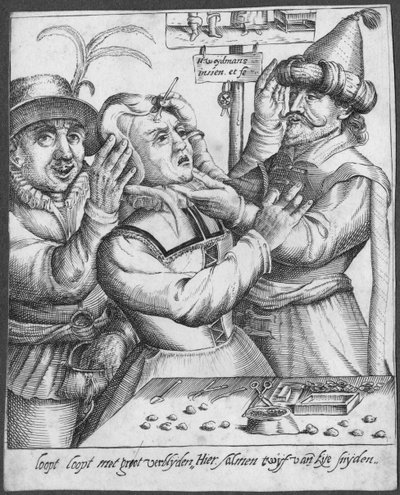 Trepanning, gegraveerd door H. Weydmans (16e eeuw) door Dutch School