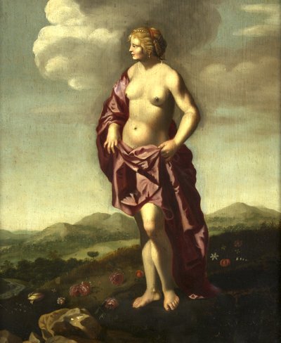 Venus in een Landschap door Dutch School