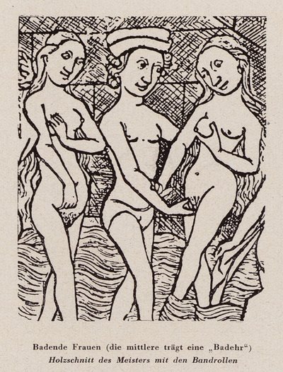 Vrouwen baden door Dutch School