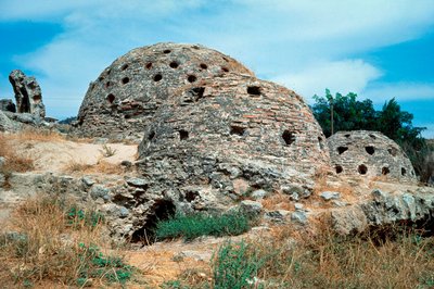Koepels van baden (hammams) uit de 14e eeuw door Dynasty Seljuq