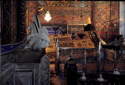 Zicht op het mausoleum van Mevlana (Celaleddin Rumi) door Dynasty Seljuq
